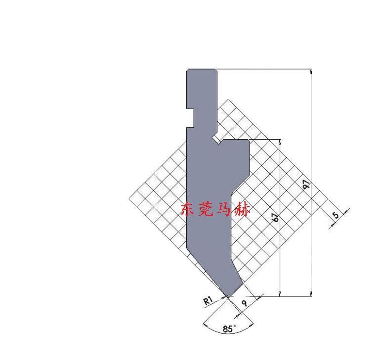 折弯机模具厚板折弯模具MZ-0801折弯模具
