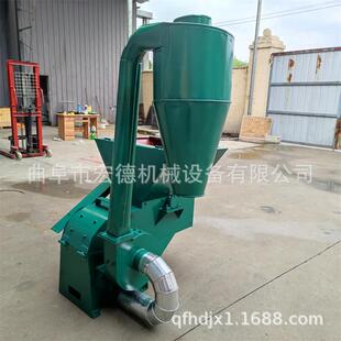 自动进料秸秆粉碎机红薯秧花生秧除尘打草机养殖场牛羊饲草打糠