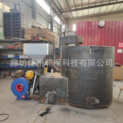 江苏生物质熔铝炉厂家 500号碳化硅坩埚废铝熔炼炉 易拉罐熔化炉