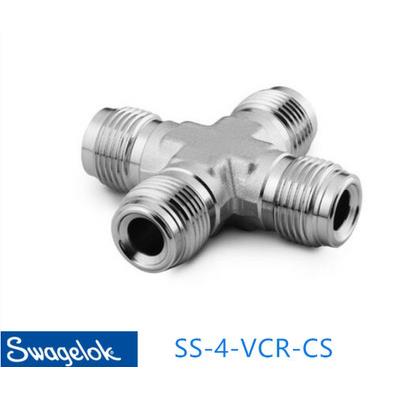 Swagelok世伟洛克(SS-4-VCR-CS)VCR面密封1/4in.联合四通接头库