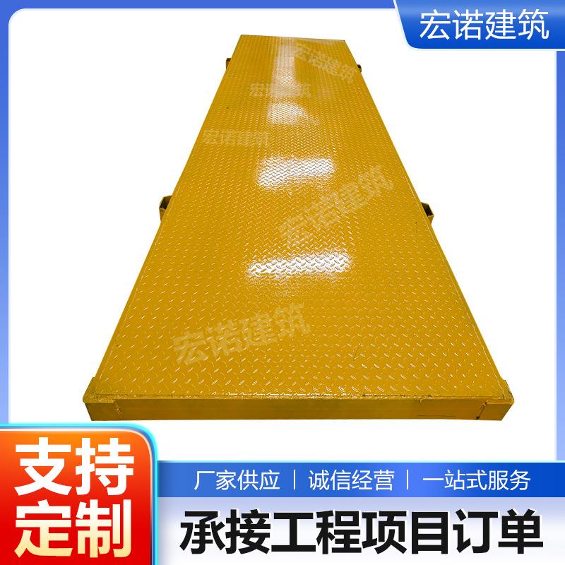 建筑工程钢便桥321型贝雷片桥面板贝雷钢桥配件桥面板架桥用配件