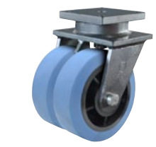 12寸 轮宽80MM 双轮 负载5000KG万向轮 用于海工设备运输脚轮