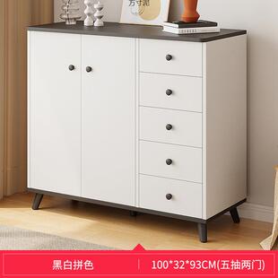 五斗柜收纳柜实木柜子储物柜卧室客厅靠墙组合衣柜抽屉柜供应链