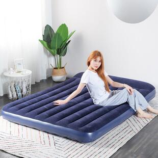 舒士奇充气床加厚双人家用折叠床气垫床单人气床户外便携充气垫