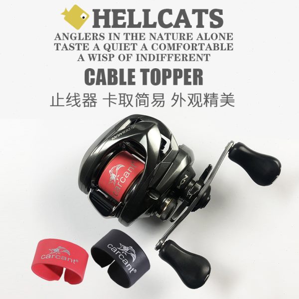 路亚水滴轮微物线卡子卡渔轮线线龟夹印仙器封人止胶带器纺车轮阻