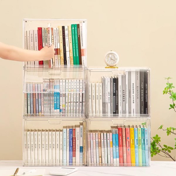 透明收纳盒大容量cd唱片储存箱碟手办盒专辑dvd展示柜书本光磁带