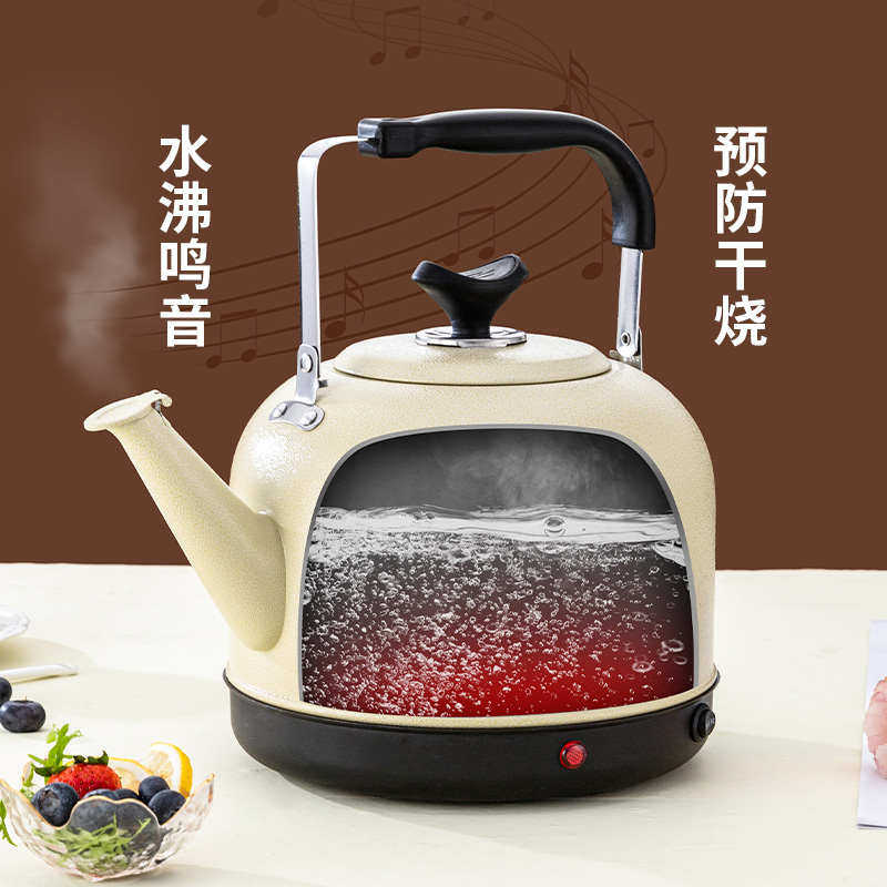 全自动不锈钢电热水壶大容量电水壶自动断电烧水壶家用耐用茶壶