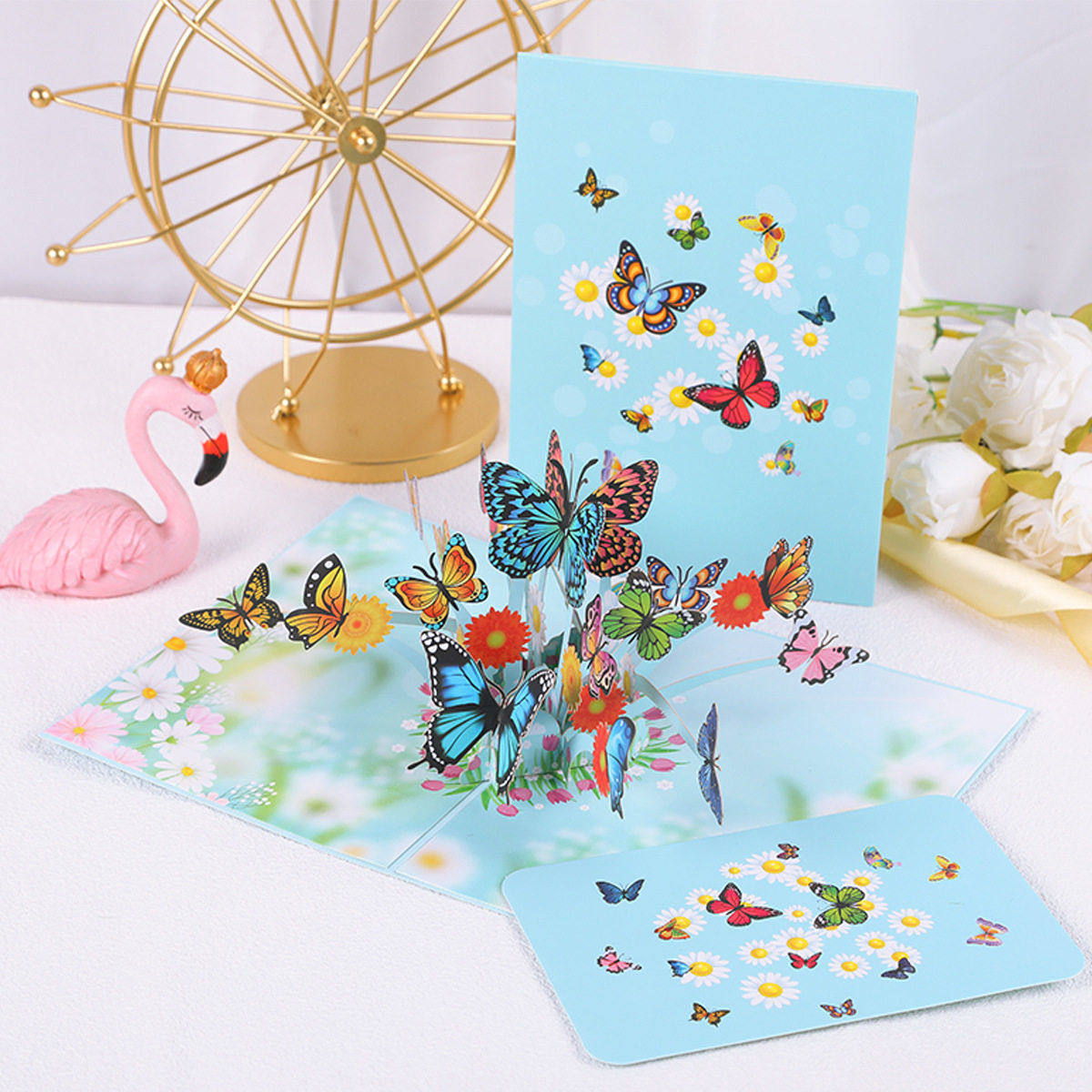 创意立体蝴蝶贺卡3D纸雕贺卡 节日礼物祝福通用留言卡片跨境热销,节庆用品/礼品,贺卡/卡片,淘宝优惠券,粉丝福利购,淘宝优惠卷