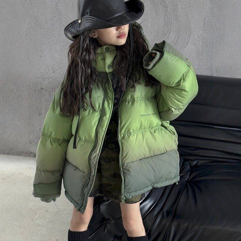 法国Uamtor女童羽绒服冬季2025新款中大童洋气连帽渐变保暖面包服,童装/婴儿装/亲子装,羽绒服,淘宝优惠券,粉丝福利购,淘宝优惠卷