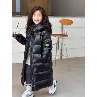 法国Uamtor儿童韩版羽绒棉服冬季新款男女童中长款加厚保暖外套潮