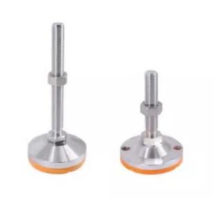 WAC53 M12 D60 L125 WAC54 经济型脚杯圆形带橡胶垫调节脚杯E