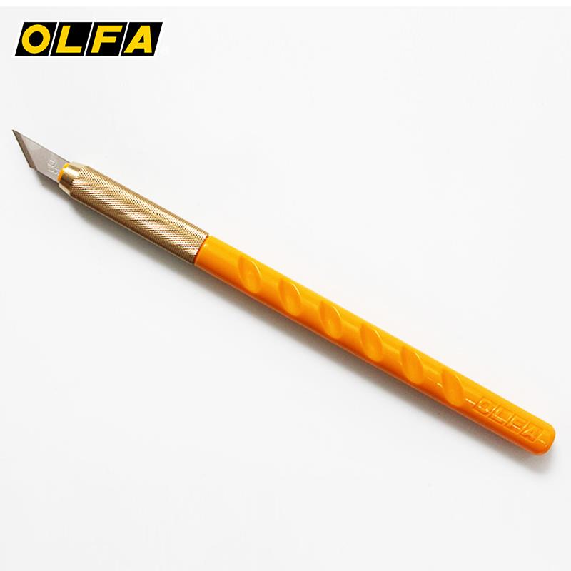 日本进口OLFA爱利华AK-1/5B玉米棒笔刀橡皮章雕刻刀模型版画贴膜*