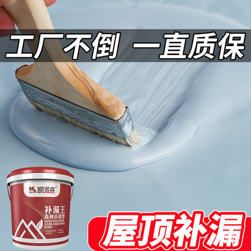 补漏王屋顶裂缝房顶防水补漏材料平房漏水堵漏王楼顶外墙防水涂料