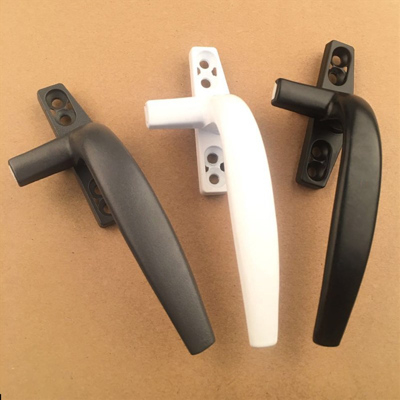 老款型铝合金窗户把手塑钢50型平开彩铝门窗拉手7字执手单点锁扣