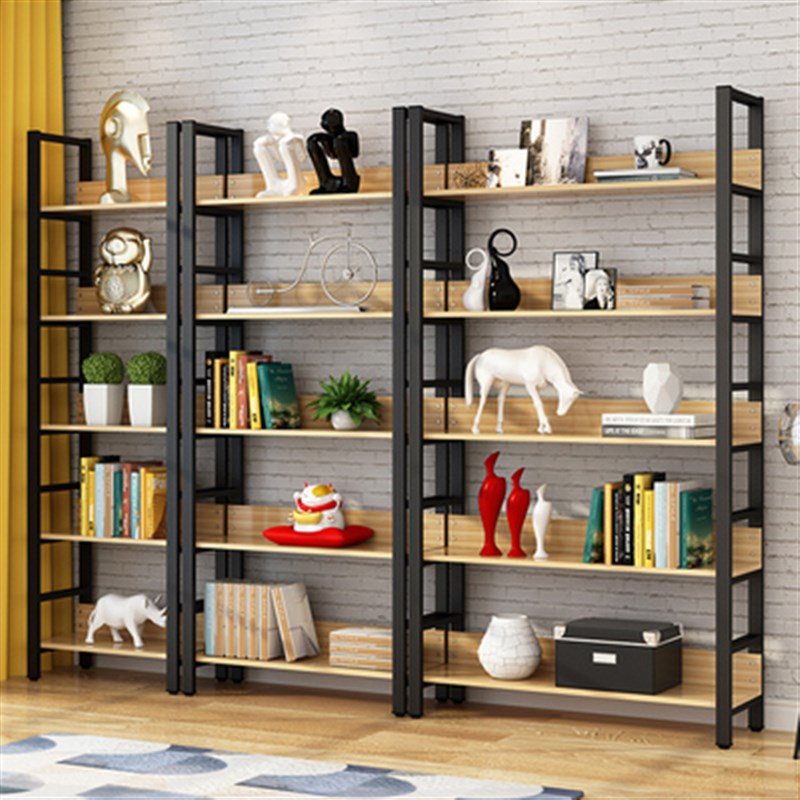 书架落地置物架客厅收纳整理储物架阳台多层架组合铁艺展示架货架