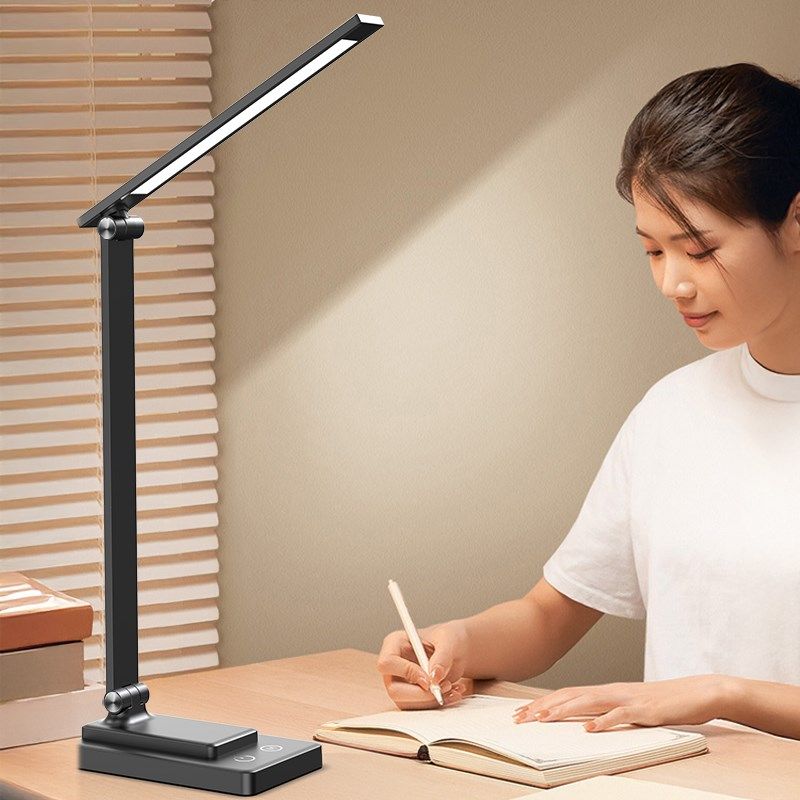新款阅读智能护眼台灯学习专用书桌大学生宿舍床头充电式超长续航