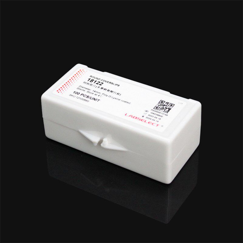 LABSELECT甄选 18122 细胞爬片,直径14mm,多聚赖氨酸包被