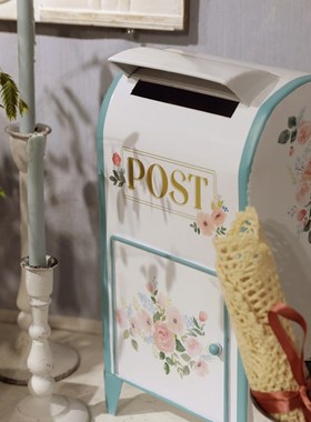 站立式信箱桌面摆件家居饰品收纳盒花园杂货