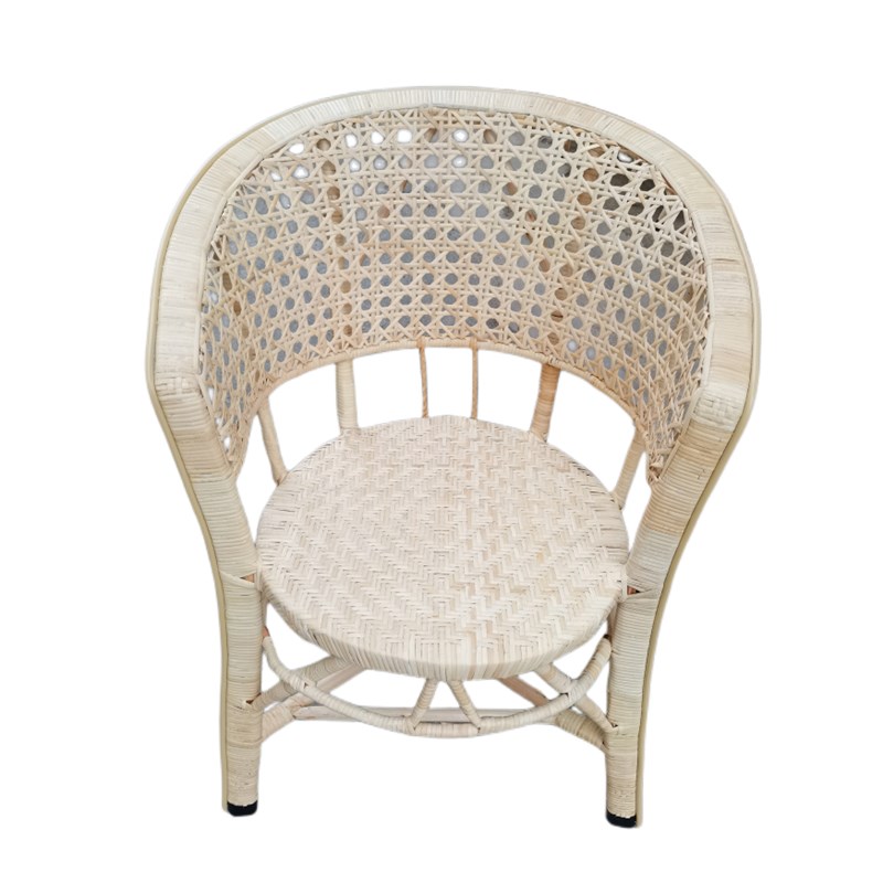 小藤椅子靠背椅传统编织藤椅小号阳台矮藤椅老人椅休闲儿童椅子