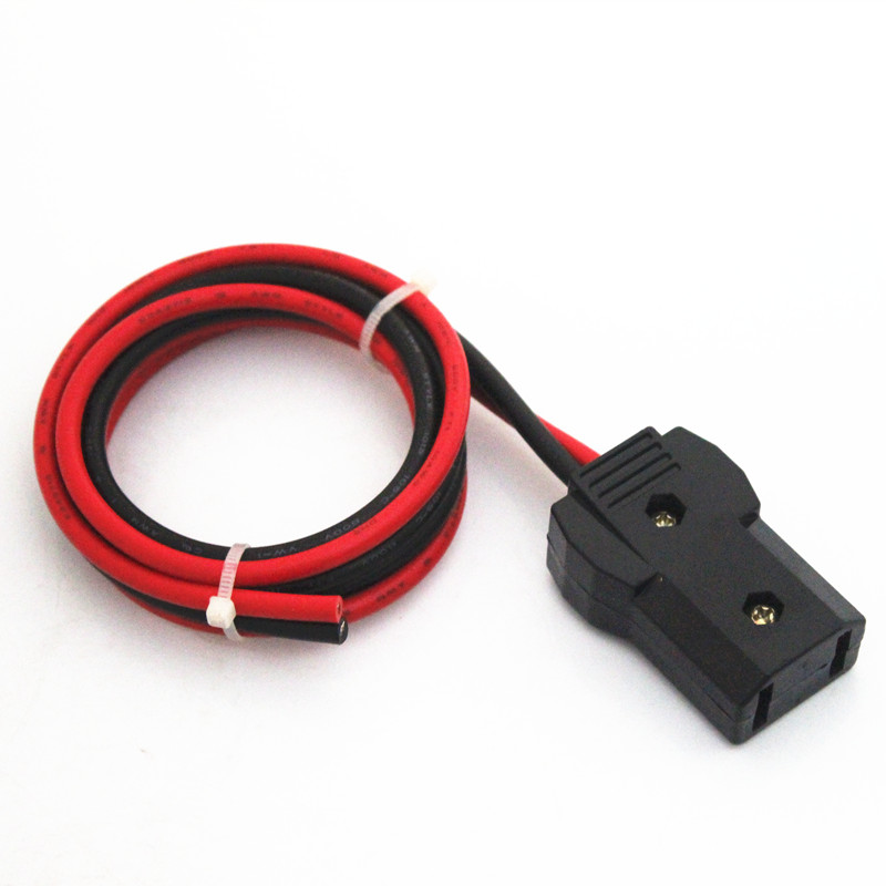 加长线电动三四轮车大充电插头汽车对插公头母座6平方水电大功率