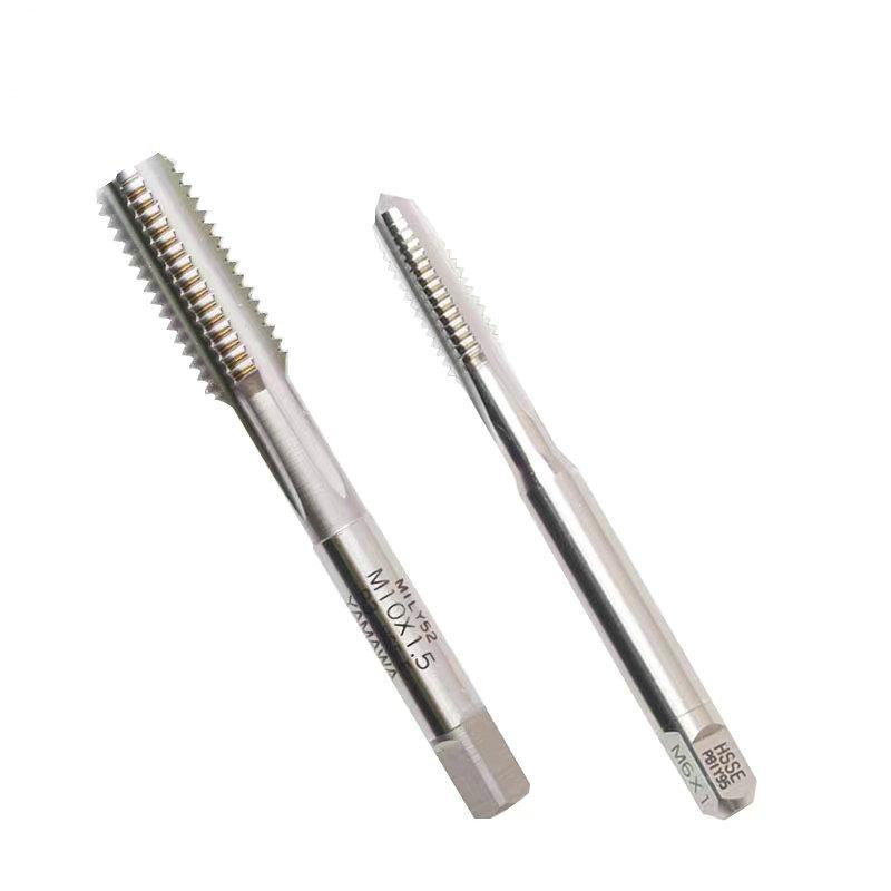 YAMAWA精度P1/2/3公制M3至M20钴高速钢HSS-E LS-HT加长直槽丝锥