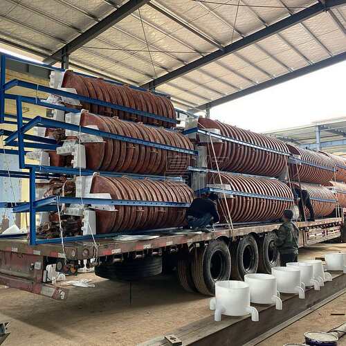 昌亿钛铁矿分选玻璃钢螺旋溜槽 5LL-1200型砂金钨矿金属重选设备