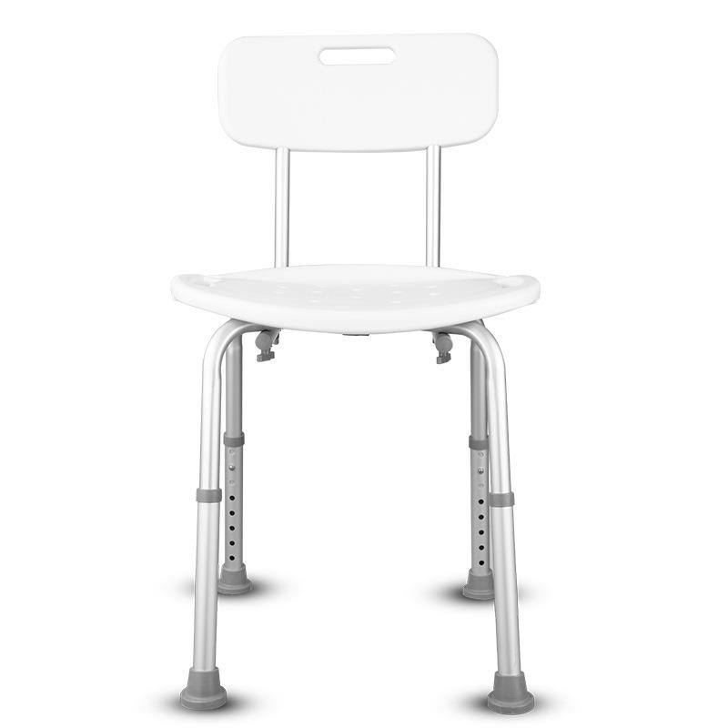 跨境带靠背高度可调节洗澡椅老人残疾人孕妇沐浴防滑淋浴凳