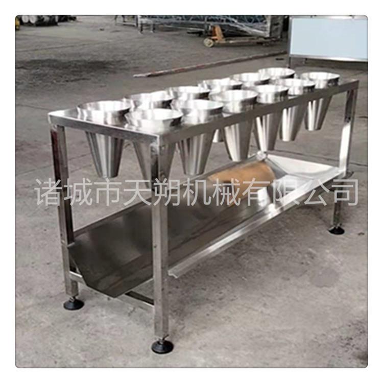 沥血器宰鸭神器多锥桶沥血池旋转式控血池家禽宰杀自动集血器