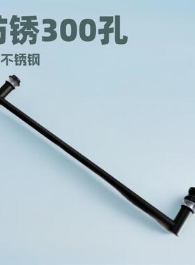 淋浴房把手304不锈钢拉手实心哑黑防锈300孔距十年厂龄成信五金厂