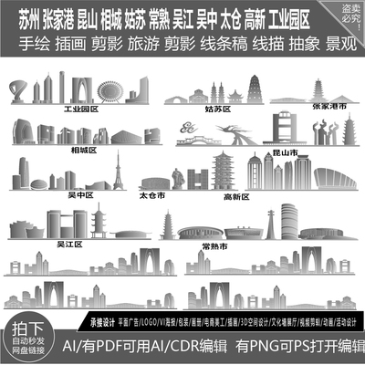 江苏州城市张家港昆山相姑苏常熟吴江中建筑太仓高新工业园区素材