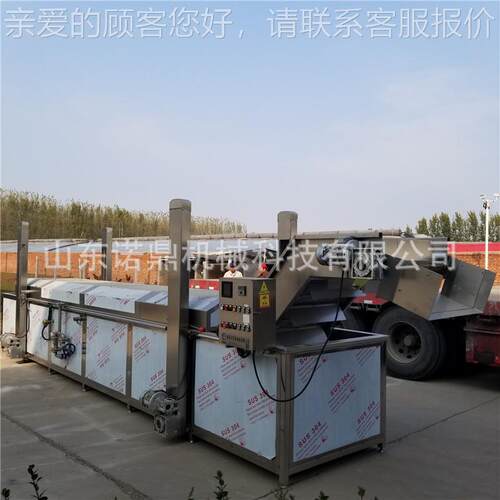 厂鸡米花水油炸 nd6000家 卤机鸡爪流水线 卤制设备 卤煮锅流线