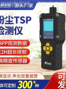 手持式粉尘浓度检测仪车间管道排气口PM2.510颗粒物便携TSP探测仪