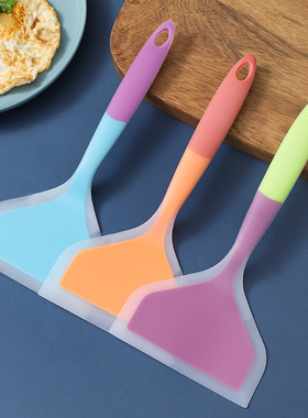 烙饼硅胶铲耐高温不粘锅专用铲子不伤锅烘焙刮刀厨房家用炒菜锅铲