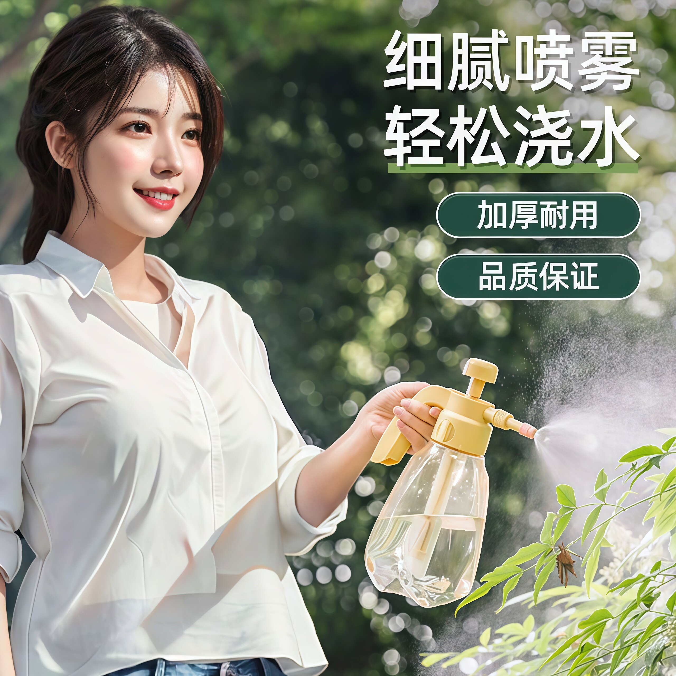 喷壶浇花专用家用淋花壶气压式浇水小型喷雾器瓶消毒液酒精喷水壶