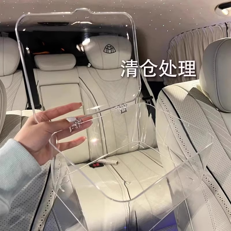 茶具收纳盒带盖防尘透明茶几桌面茶叶茶杯整理存放功夫茶壶置物架