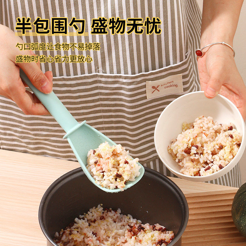 多功能宝宝辅食沥水压泥漏勺