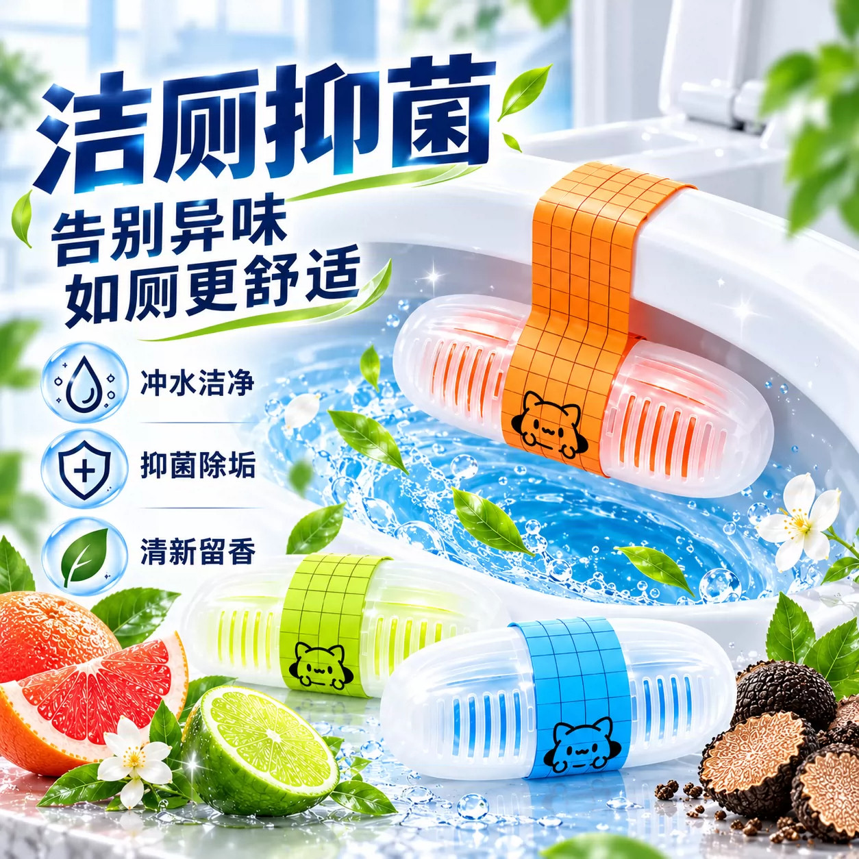马桶挂球洁厕剂除臭留香清洁剂