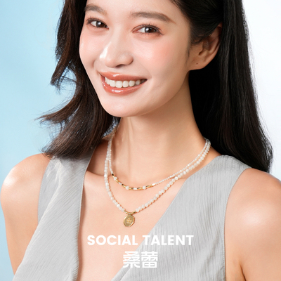 桑蕾绿野仙踪贝母珠项链