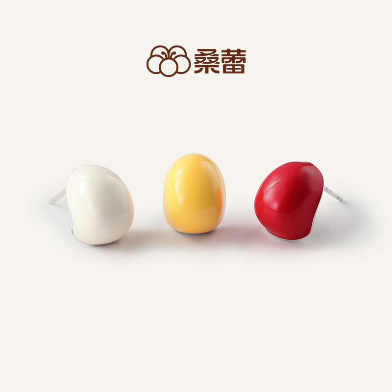 桑蕾豆豆耳钉女简约时尚耳环2026新款爆款高级感养耳洞图片