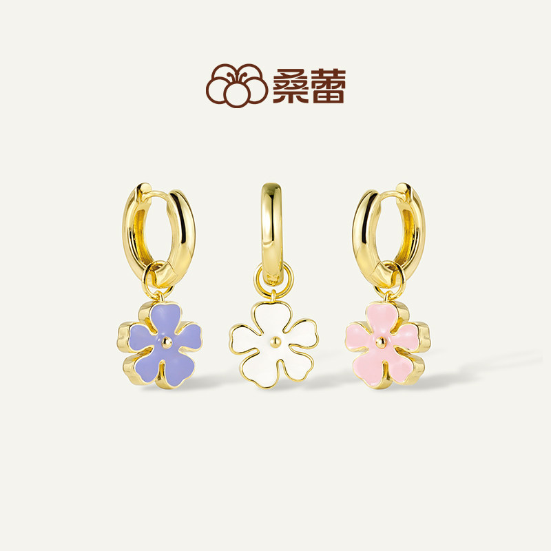 桑蕾风车花耳环女时尚潮流原创设计2026年春新款爆款图片