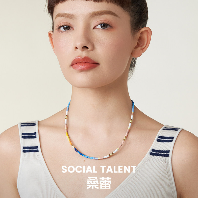 桑蕾游乐场项链星际迷航小众设计女2025秋冬新款