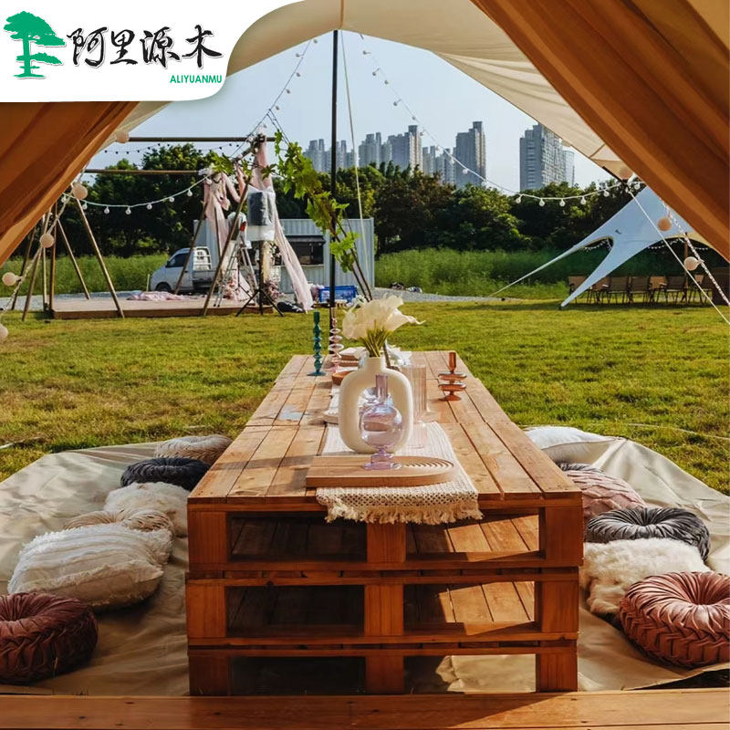 定制户外露营木地台帐篷防潮垫板沙发底座托盘舞台木栈板物流木架