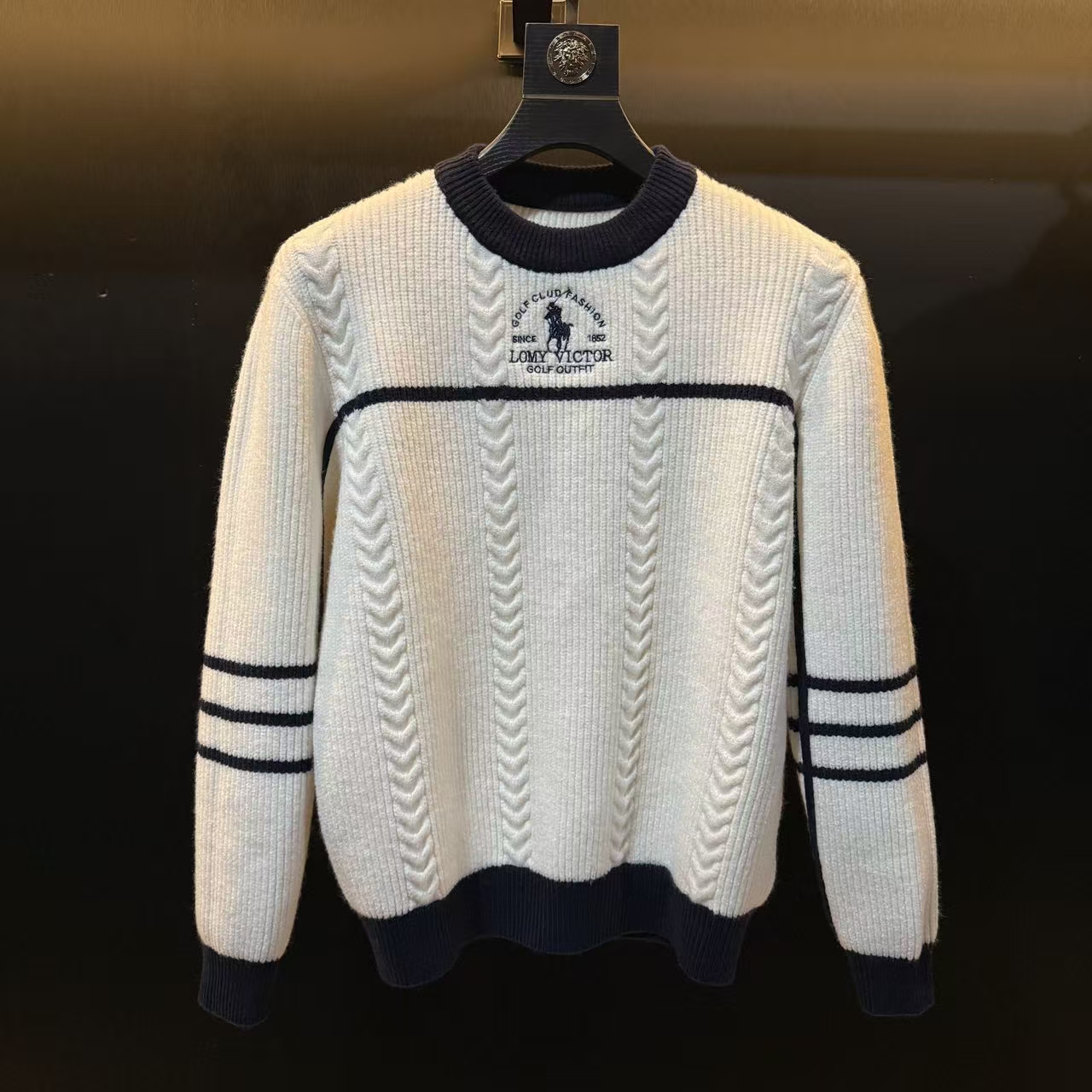 2025新款秋冬韩版舒适百搭长袖套头毛衣时尚潮流个性百搭休闲轻奢