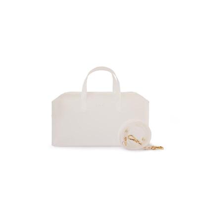 FIBRENO 果冻包 JELLY LEPAIN BAG M WHITE25.5 x 10.5 x 11.5 cm