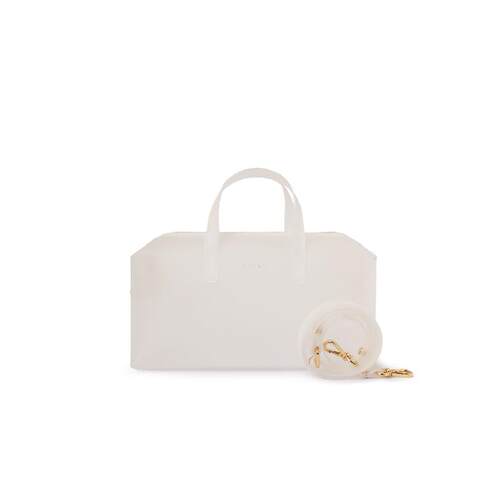 FIBRENO 果冻包 JELLY LEPAIN BAG M WHITE25.5 x 10.5 x 11.5 cm