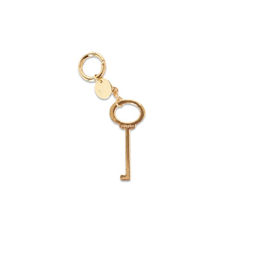FIBRENO 钥匙扣挂件 KEY-RING • GOLD 尺寸：7.5X7CM