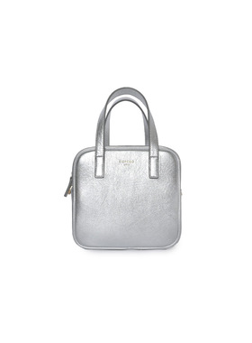FIBRENO 牛皮限量版银色方包 DIECI BAGUETTE 尺寸：16X15X10CM