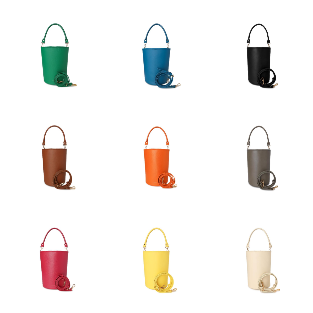 FIBRENO 圆桶包综合 MY BUCKET BAG尺寸17X17X23.5CM