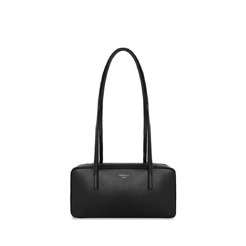 FIBRENO 小号牛皮法棍包 DIECI BAGUETTE BAG SLIM • BLACK