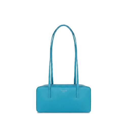 FIBRENO 小号牛皮法棍包 DIECI BAGUETTE BAG SLIM AQUA BLUE